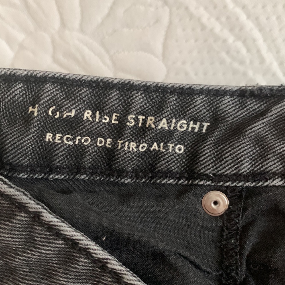 Washed out black Hi Rise Jean - Picture 6 of 8